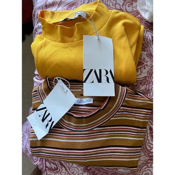 Zara Tops | Zara Mock Neck Top - Picture 5 of 9
